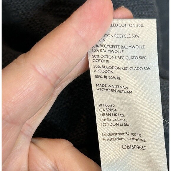 Free People We The Free Sweatshirt Womens XS Come Again Tee Oversized Gray Color - Picture 7 of 8